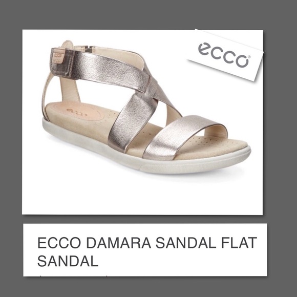 ecco sandals gold